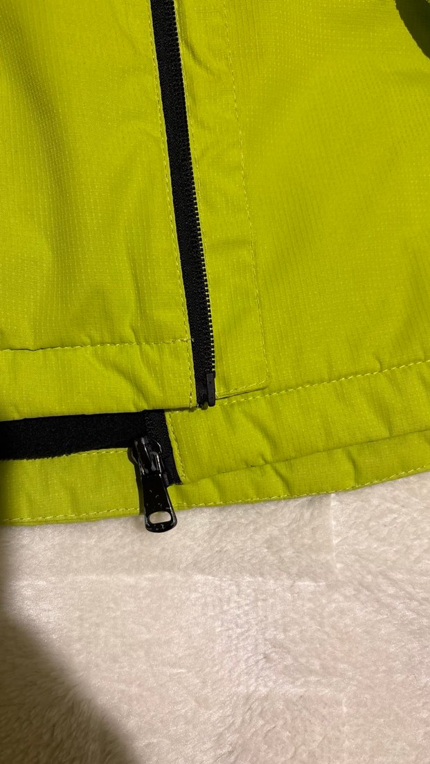 Yeşil Kapüşonlu Fermuarlı Erkek Çocuk mont 7 yaş - Görsel 2