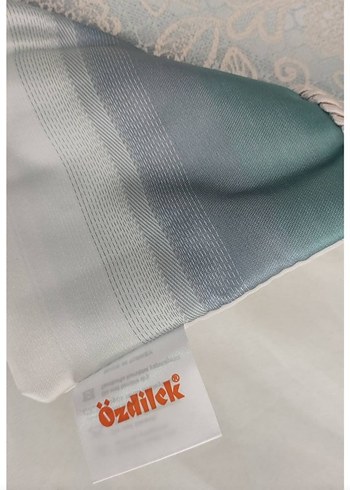 Özdilek Mavi Gri Nakışlı Yatak Örtüsü - Görsel 2