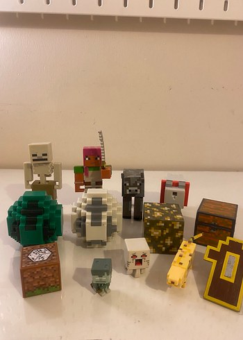 Minecraft Renkli Aksiyon Figürleri Seti
