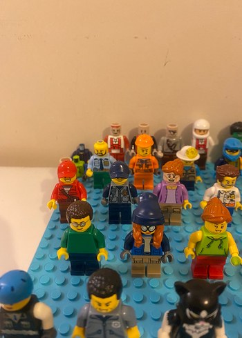  Beden Renk Çeşitli LEGO Minifigür Koleksiyonu