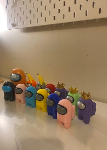 Renkli Among Us Aksiyon Figürleri Seti - Görsel 3