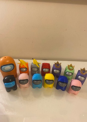 Renkli Among Us Aksiyon Figürleri Seti - Görsel 4