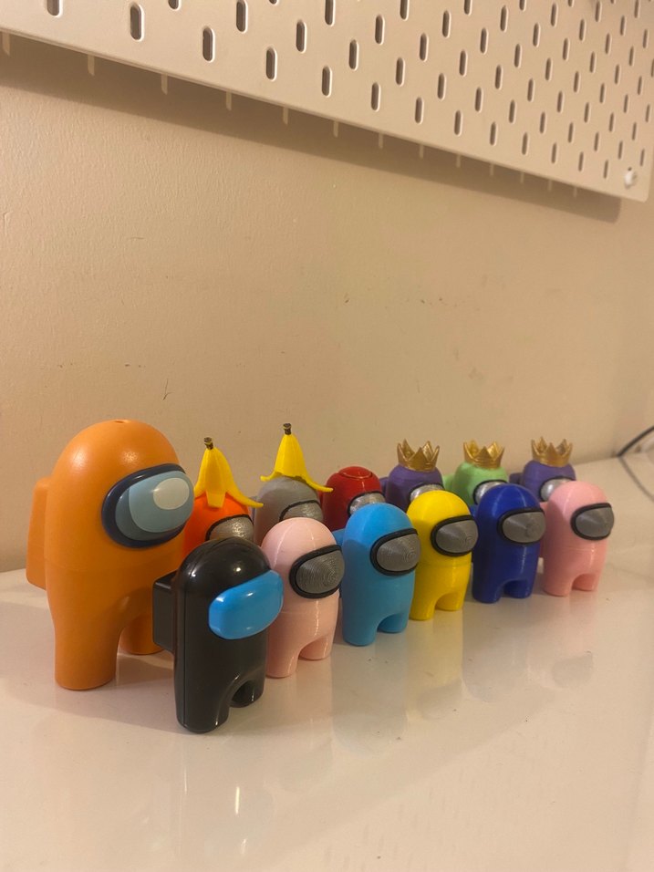 Renkli Among Us Aksiyon Figürleri Seti - Görsel 2