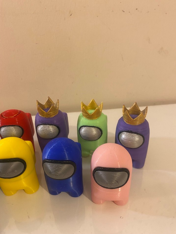 Renkli Among Us Aksiyon Figürleri Seti - Görsel 5