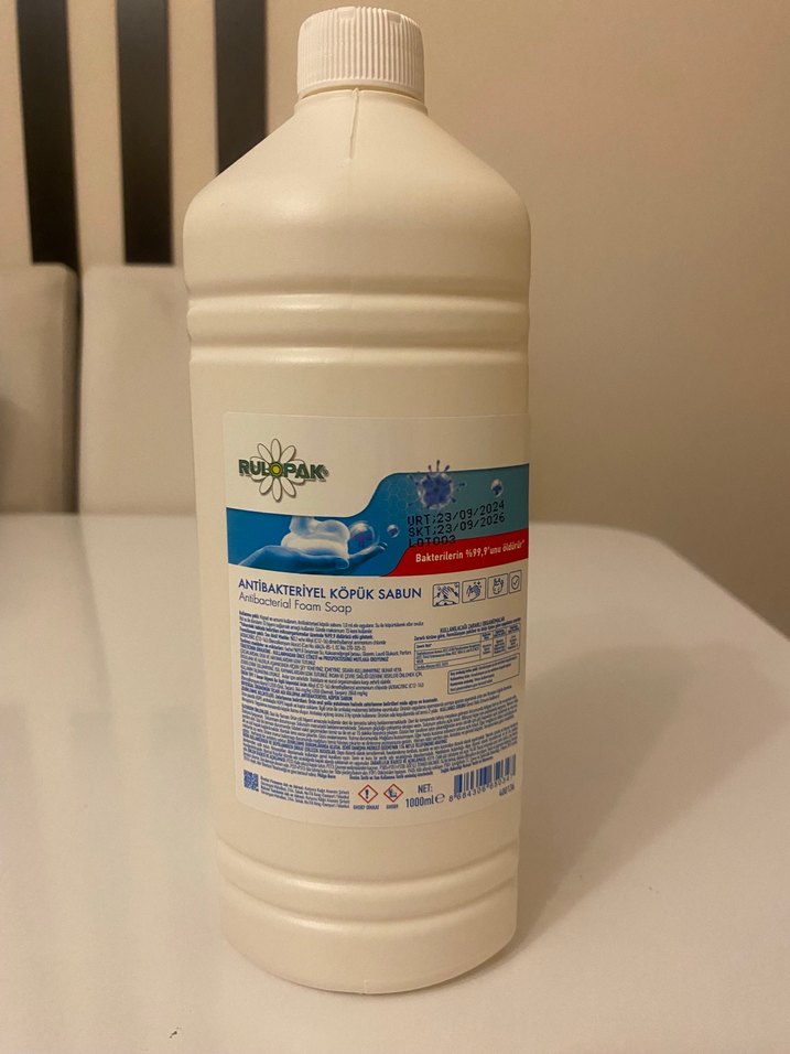 Rulopak Antibakteriyel Köpük Sabun 1000 ml - Görsel 2