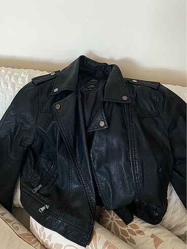 mavi marka deri ceket biker