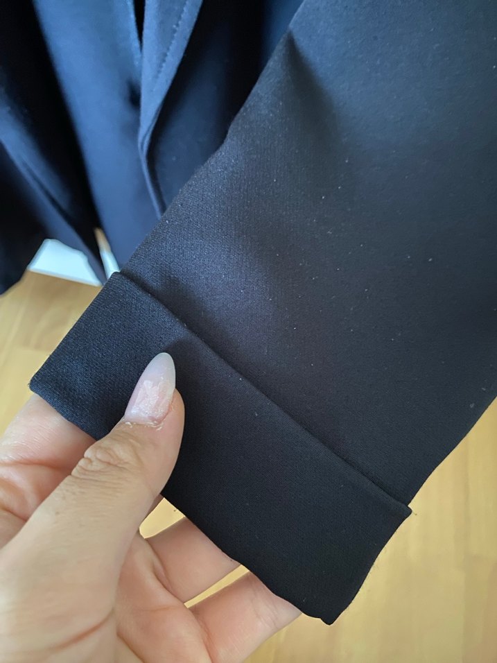 Siyah Düğmeli Kadın Blazer Ceket - Görsel 3