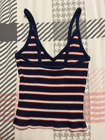 Pull and Bear Pull&Bear çizgili crop top