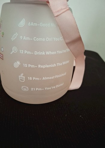 Pembe Pastel Askılı Suluk - Görsel 3