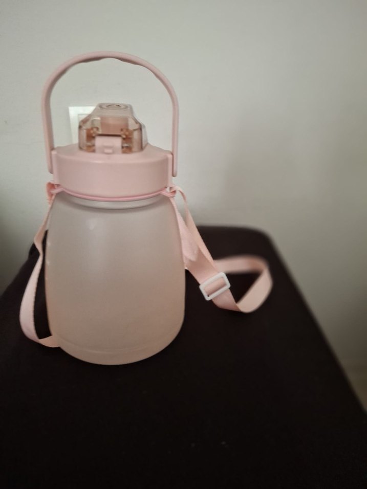 Pembe Pastel Askılı Suluk - Görsel 2