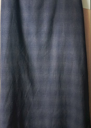 Linen Kumaşlı Uzun  Çan Etek - Görsel 2