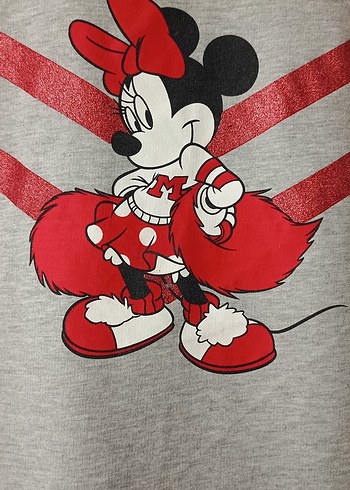 Disney Minnie Büyük Beden Kadın Sweatshirt - Görsel 2