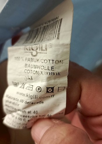 Abdullah Kığılı Büyük Beden Mavi Gömlek - Görsel 3