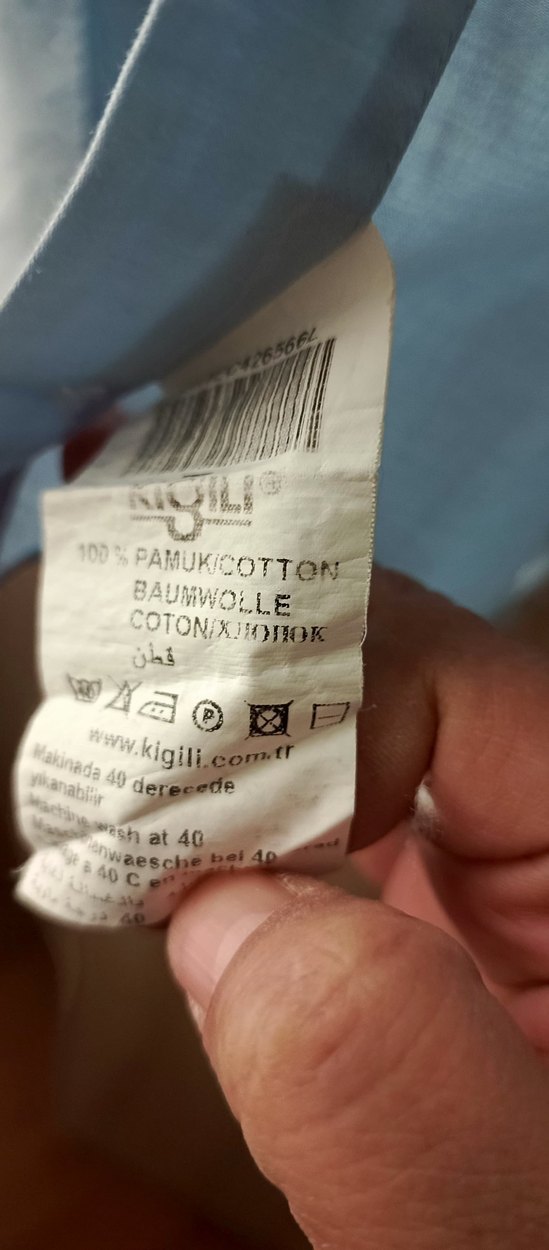 Abdullah Kığılı Büyük Beden Mavi Gömlek - Görsel 3