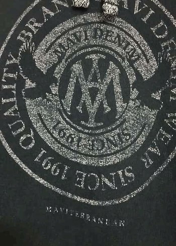 Mavi Kapüşonlu Sweatshirt - Görsel 2