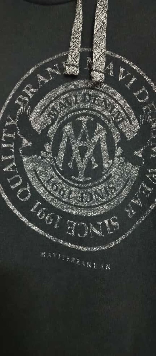 Mavi Kapüşonlu Sweatshirt - Görsel 2