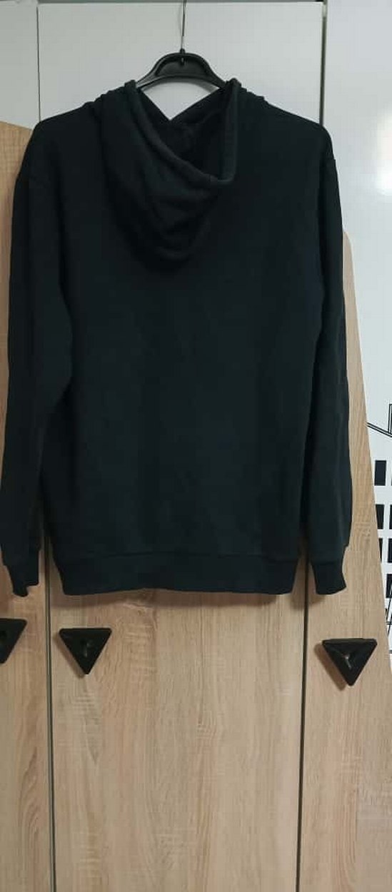 Mavi Kapüşonlu Sweatshirt - Görsel 3