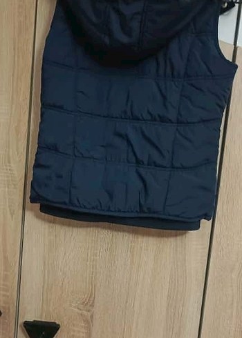 Defacto Kadın Lacivert Kapüşonlu Şişme Yelek 34/36 - Görsel 3