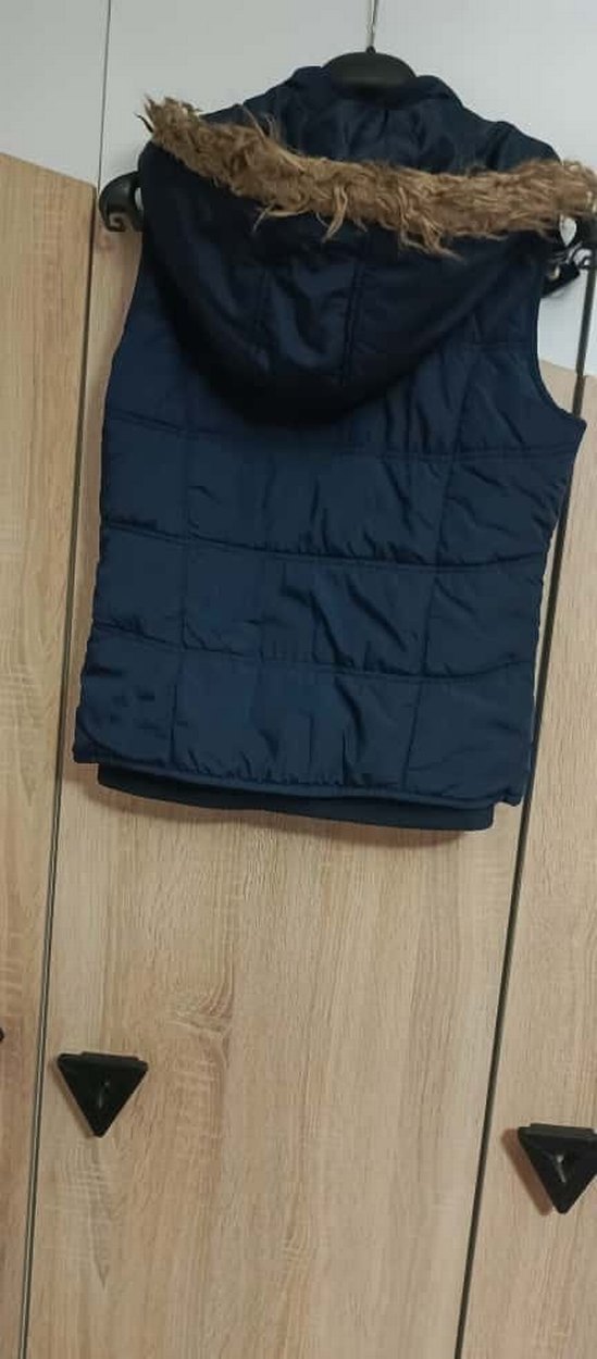 Defacto Kadın Lacivert Kapüşonlu Şişme Yelek 34/36 - Görsel 3