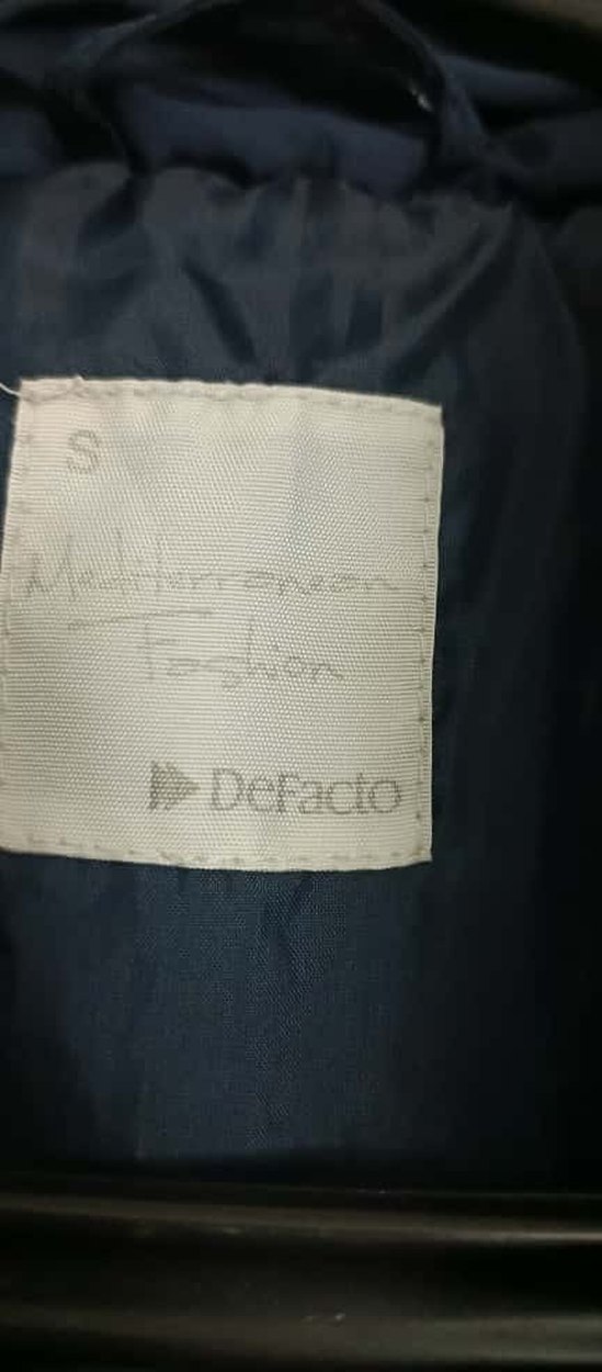 Defacto Kadın Lacivert Kapüşonlu Şişme Yelek 34/36 - Görsel 2