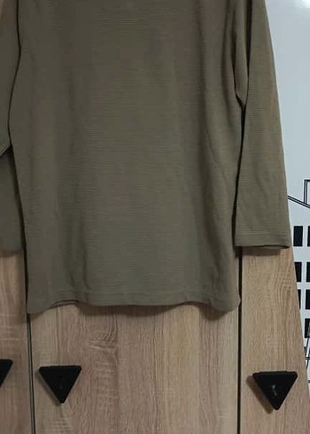 Bej Erkek Uzun Kollu Sweatshirt - Görsel 2