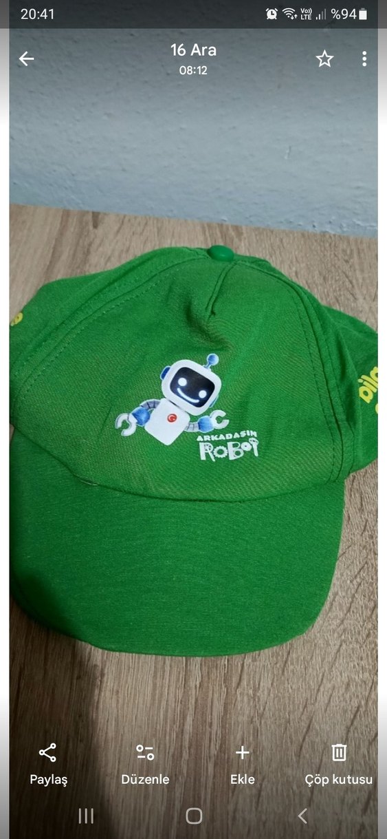 Çekçekli Okul Çantası,  Beslenme Çantası ve Şapka - Görsel 5