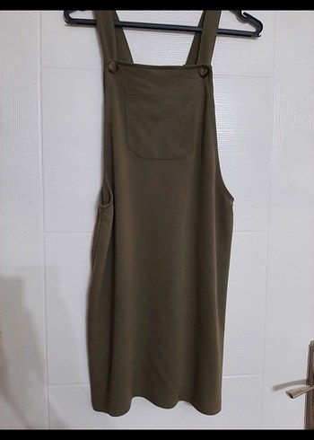 Defacto Kadın Kahverengi Askılı Mini Elbise - Görsel 4