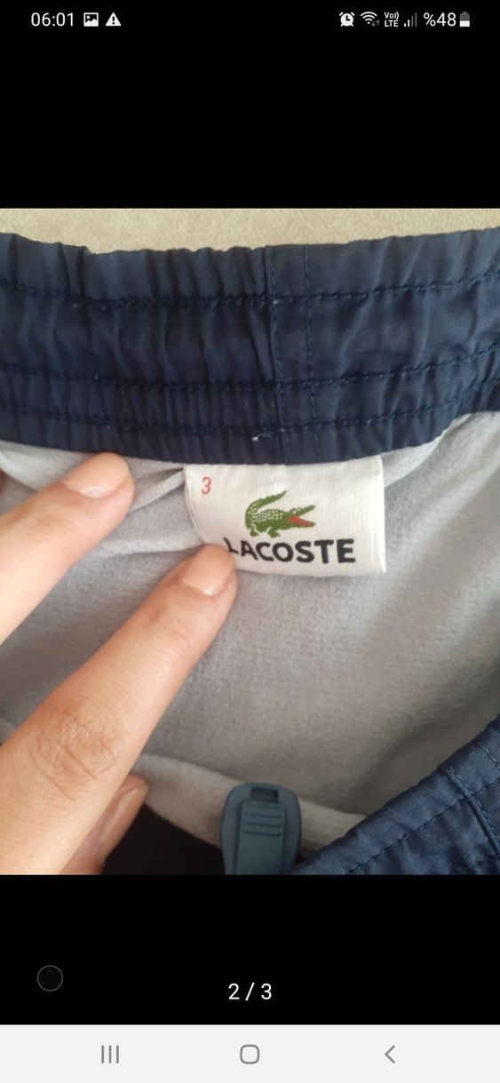 Lacoste Vintage Erkek Demiz Şortu - Görsel 2