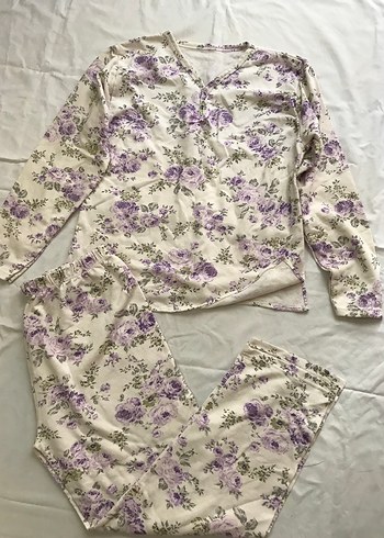 m Beden mor Renk Pijama Takımı