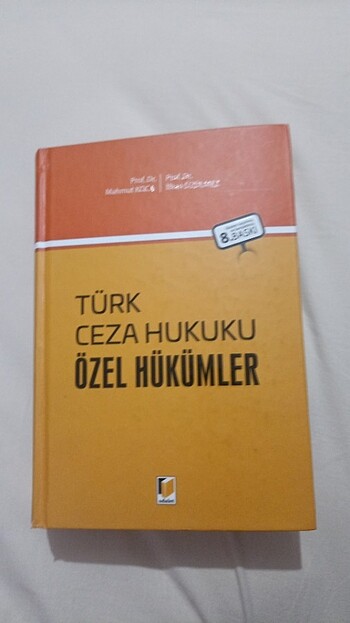 Ceza Hukuku Özel hükümler Mahmut Koca