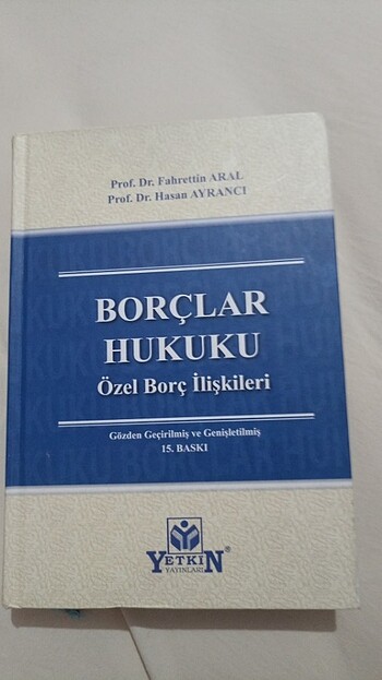 Borçlar hukuku Fahrettin Aral