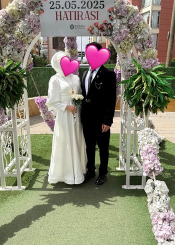 Tesettür Nikah elbisesi