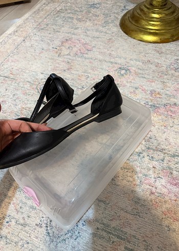 Siyah Tokalı İnce Topuklu Kadın Ayakkabı - Görsel 3