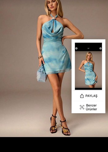 İlgilenler için fotoğraf atabilirim mavi elbise - Görsel 6