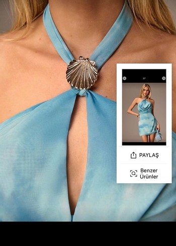 İlgilenler için fotoğraf atabilirim mavi elbise - Görsel 4