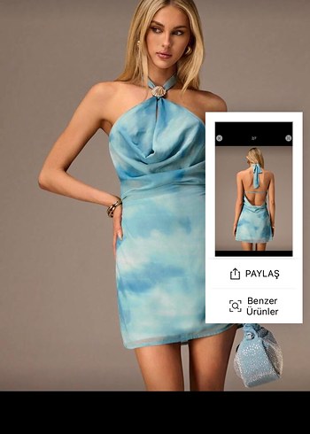 İlgilenler için fotoğraf atabilirim mavi elbise - Görsel 3