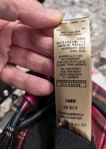 Burberry Ekose Desenli Kadın Sırt Çantası - Görsel 9