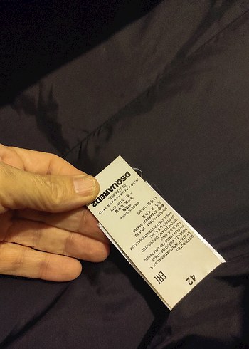 Deri Detaylı Siyah kaban - Görsel 7