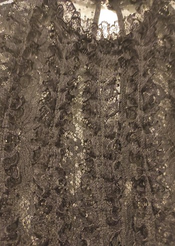 Dantel Detaylı Siyah Uzun Kollu Tulum - Görsel 5