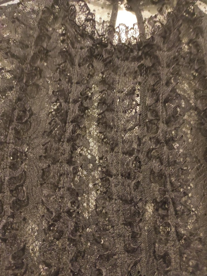 Dantel Detaylı Siyah Uzun Kollu Tulum - Görsel 5