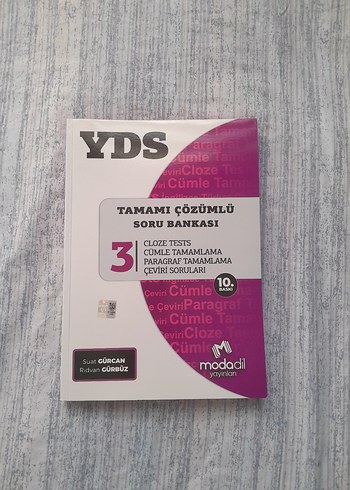 YDS Tamamı Çözümlü Soru Bankası - 3. Kitap