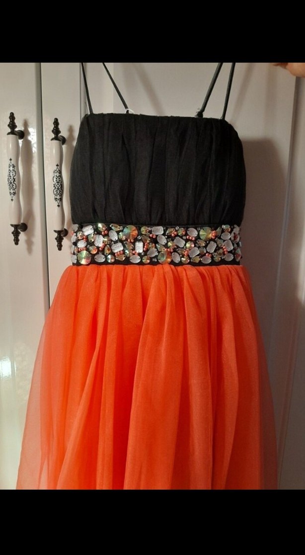 Pembe Uzun Abiye Elbise - Görsel 2