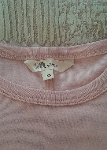 Loft Pembe Kısa Kollu Kadın Tişört - Görsel 4