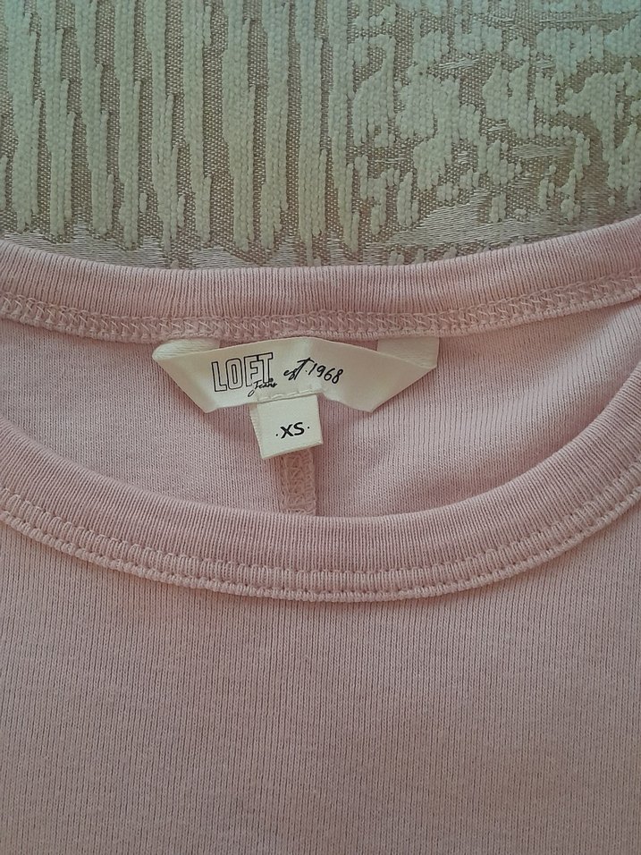 Loft Pembe Kısa Kollu Kadın Tişört - Görsel 4