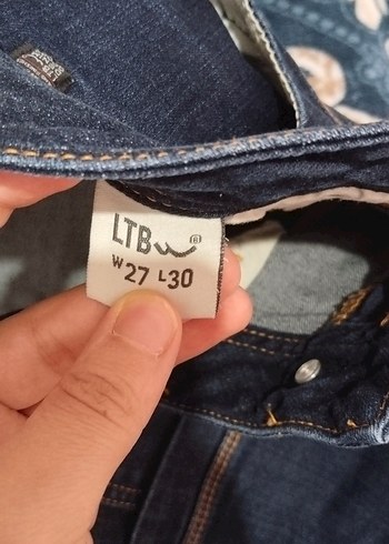 27 Beden kahverengi Renk Kadın Koyu Kahverengi Denim Jean