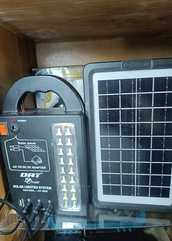 Güneş Enerjili Taşınabilir Power Bank
