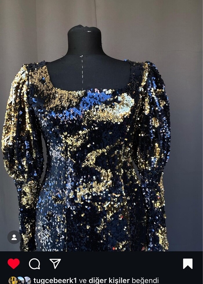 Payetli Abiye - Görsel 3