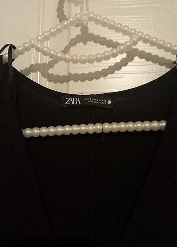 26 Beden Zara siyah elbise
