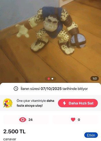 Koyu Camel Canavar Aksiyon Figürü