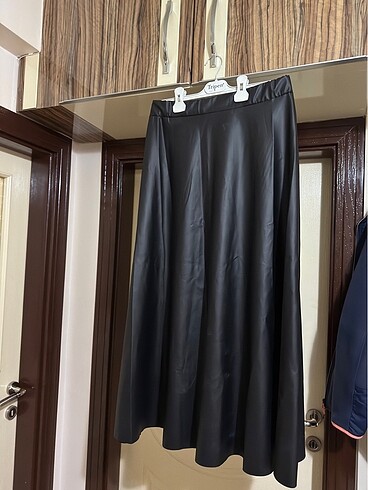 Diğer Siyah Uzun Deri Mevlana Etek